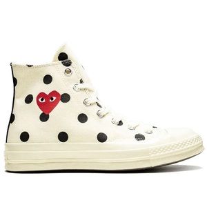 Commes Des Garçons Polka Dot Converse Sneakers